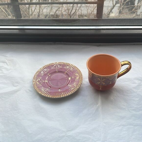 ❤️Elegant Espresso Cup and Saucer Set from Honora Collection - Picture 4 of 8